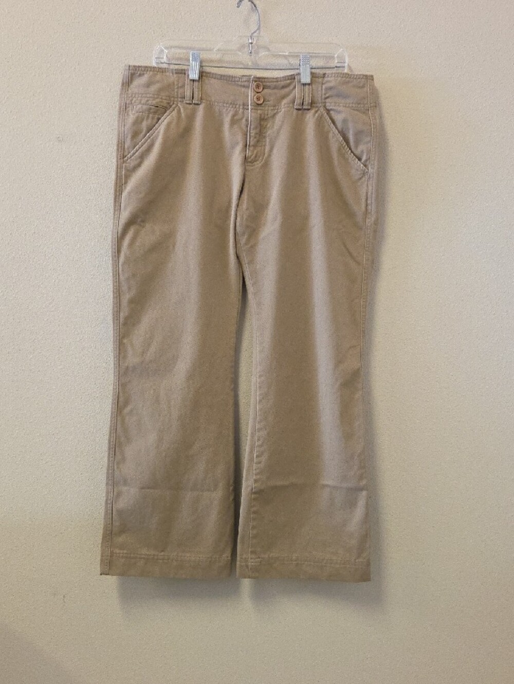 Abercrombie & Fitch Women Chino Tan Straight Leg Pants Size 12
